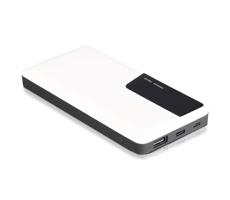 Power Bank z wyświetlaczem 10000mAh/3,7V biały