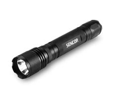 Sencor - LED Latarka aluminiowa LED/5W/6xAAA IP44 czarna