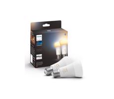 SET 2×LED Ściemniana żarówka Philips Hue WHITE AMBIANCE E27/8W/230V 2200-6500K