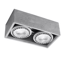 SL.0884 - Lampa sufitowa QUATRO 2xGU10/40W/230V beton