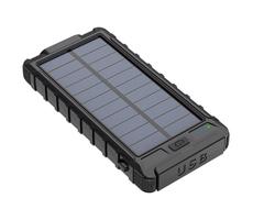 Solarny Power Bank z latarką i kompasem 10000mAh 3,7V