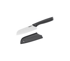 Tefal - Nóż ze stali nierdzewnej santoku COMFORT 12,5 cm chrom/czarny