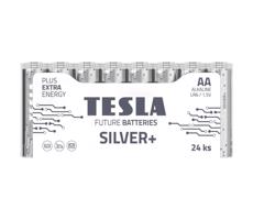 Tesla Batteries - 24 szt. Bateria alkaliczna AA SILVER+ 1,5V