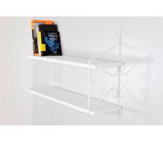 Wall shelf SERAMONI 51x72 cm białe