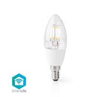 WIFILF10WTC37 − LED Ściemnialna inteligentna żarówka C37 E14/5W/230V