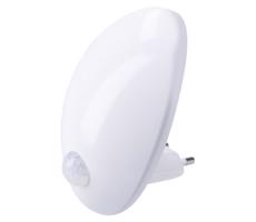 WL909 - LED Lampka orientacyjna do gniazda z czujnikiem LED/0,7W/230V