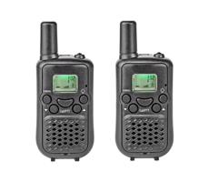 WLTK0500BK - ZESTAW 2x Walkie-talkie z lampką LED 3xAAA zasięg 5 km