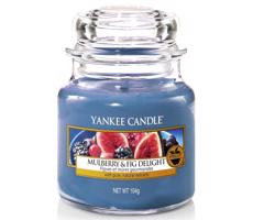 Yankee Candle - Świeca zapachowa MULBERRY &amp; FIG  mała 104g 20-30 godziny