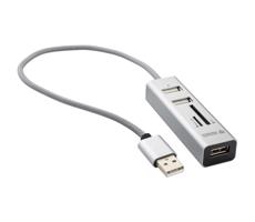 Yenkee - Rozdzielacz USB 2.0 i czytnik kart