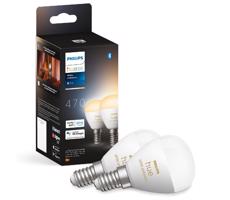 ZESTAW 2x LED Żarówka ściemnialna Philips Hue WHITE AMBIANCE P45 E14/5,1W/230V