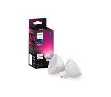 ZESTAW 2x Ściemniana żarówka LED RGBW Philips Hue WACA GU5,3/MR16/6,3W/12V