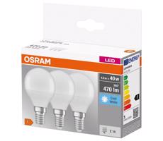 ZESTAW 3x LED Żarówka P40 E14/4,9W/230V 4000K - Osram