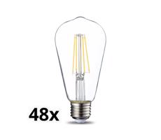 ZESTAW 48x LED Żarówka VINTAGE E27/4,3W/230V 2700K