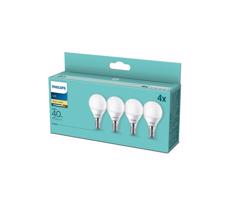 ZESTAW 4x LED Żarówka Philips P45 E14/5,5W/230V 2700K