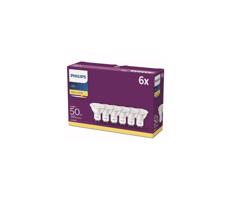 ZESTAW 6x LED Żarówka Philips GU10/4,7W/230V 2700K