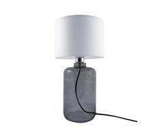 Zuma Line 5503WH - Lampa stołowa SAMSUN 1xE27/40W/230V biała/czarna