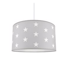 Żyrandol dziecięcy STARS GREY 1xE27/60W/230V