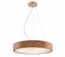 Żyrandol na lince OAK 3xE27/60W/230V dąb ø 47,5 cm - FSC certyfikowano